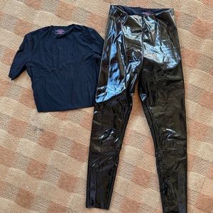 Commando Legging and Tee Pair